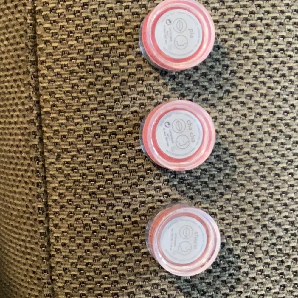 Trinny London Lip2Cheek.  Blush and lip pots.  Used.